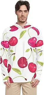 [Caihoyu] Men's Sun Shirts Long Sleeve Protection Sun Shirt UPF 50+ Quick Dry Protective Shirts for Men Sunproof Shirts
