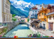 QPuzzles 500XL Piece Jigsaw Puzzle - Summer In Chamonix
