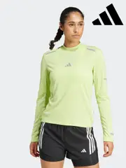adidas Green Ultra Hi Vis Long Sleeve T-Shirt (E75114) | $161