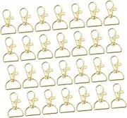 IWOWHERO Sturdy Lobster Claw Clasp Lanyard Snap Hooks Keychain Metal Hook Clasp Set