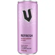 V Refresh Energy Drink Zero Sugar Blackcurrant & Yuzu 250mL