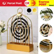 Mosquito Repellant Coil Holder Outdoor Birdcage Decor Burner Garden Mozzie Home