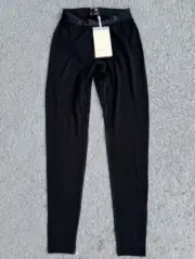Icebreaker 100% Merino 260 Tech Leggings Mens Small Black Base layer