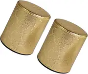 HEALSOPTHY 2pcs Leather Screen Cup Funny Game Tool Ktv Funny Game Dice Cup