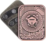 Magnetic Metal Fidget Toys, Metal Poker Push Card Fidget Slider Stress Relief Toy, Men’s EDC Toy Fidget Toy Haptic Coin, Office Desk Toys Gifts for Boyfriend and Father