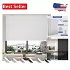 Noise-Reducing Cordless Cellular Window Blinds 28" x 72" - White Room Darkening