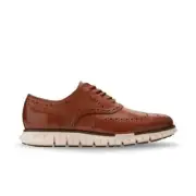 Cole Haan Men's ZEROGRAND Remastered Wingtip Oxford - British Tan/Ivory NWB