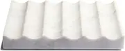 ZUMIQ Luxury Real Marble Soap Dish - Handmade Soap Dish (Unique) with Adhesive Feet, Non-Slip, Ideal for Bathroom & Kitchen (White (Carrara Marble)