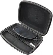 [caseroxx] GPS Case for Tomtom GO 610, GPS Bag with Zip and Elastic Band in Black, black, entsprechend Gerät