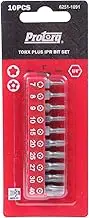TORX PLUS IPR, Torx Plus 5-Point Tamper-Proof Security Bits (IPR 7-IPR 40), 25mm, 10 -Pieces, High Grade S2 Steel