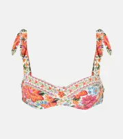 Farm Rio Floral bikini top