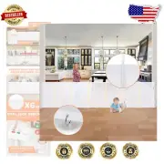 Upgraded 35-Inch Tall Retractable Dog Gate - Perfect for Indoor & Outdoor Use