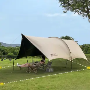 MOBIGARDEN 觀庭A250 天幕 哈比天幕 隧道帳 加厚黑膠天幕 台灣現貨 campingflying 想露飛飛