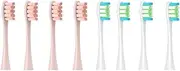 NWHEJIRM Replacement Heads Compatible For Oclean Flow/X/X PRO/ Z1/ F1/ One/Air 2 /SE Brush Heads Soft DuPont Sonic Toothbrush Vacuum Bristle(Yellow)