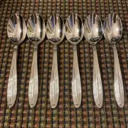 Lot (6) Table Spoons Reed & Barton JUBILEE 18/10 Stainless China 7.25” New