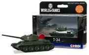 Corgi World Of Tanks T-34 "Fit To Box" Scale Diecast Metal Tank WT91208