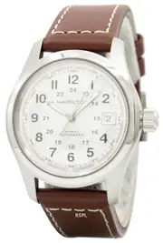Hamilton Khaki Field Automatic Swiss Made Leather Strap H70455553 50M Mens Watch