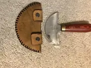 “Tandy” Custom Leather Knife Sheath Hand Tooled And Made in the USA