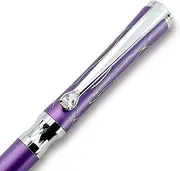 LACHIEVA LUX Elegant Crystal Executive Metal Ballpoint Pen with German-made Refills, Luxury High end Writing Instruments for Women-Purple