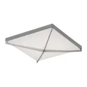 AFX PEAF1624LAJUD Pearson 1 Light 16"W Integrated LED Flush Mount - Nickel