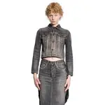 [BALENCIAGA] Lace-Up Jacket in Denim Grey