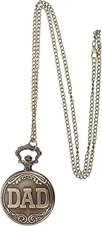 [TOGEVAL] Pocket Watch Men's Necklace Watch for Men Dad Watch Rings Chain Retro Man Watches Men Watch Fathers Day Dad Pocket Watch Decorative Pocket Watch Necklaces for Men Iron