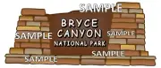 Utah Bryce Canyon National Park Scrapbook Embellishment Paper Die Cut Piece