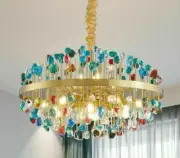 Crystal Chandelier Ceiling Fixture Vibrant Luxury Modern Hanging Lamps Lighting