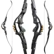 62" ILF Recurve Bow 19" Riser 30-60lbs Limbs Takedown Archery American Hunting