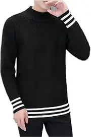 [N\P] NP Men's Autumn and Winter All-Match Tops Thickened Knitted Turtleneck Sweaters