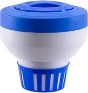 Floating Chlorine Dispenser | Pool Chlorine Tablet Floater | Large Capacity Automatic Chlorinator for Pool Maintenance Hot Weather Use