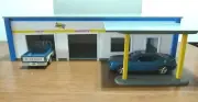 New-Custom Made Model Garage/Gas Station/Store/Office 1/24-25 model Diorama