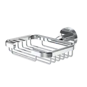 Caroma Polished Chrome Cosmo Metal Soap Basket