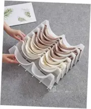 Closet Underwear Organizer Drawer Divider, Wardrobe Plastic Bra Storage