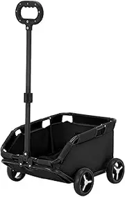 Rolling Dog Stroller - Small Dogs Dog Stroller, Travel Pet Carrier | Pet Carriage Rolling Dog Cage Stroller, Pet Carriage with Handle, Lightweight Folding Dog Cart Trolley for Shopping Walking Playing