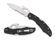 Byrd Cara Cara 2 Emerson Knife BY03PSBK2W 3.75" Combo Edge Blade Black FRN
