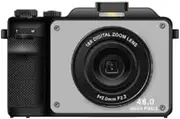 Portable Digital Camera 48MP 4K Resolution 3.0 inch HD Screen 18x fro and Rear Dual Camera auto Focus a i-Shake Function with Shoe mou 1/4 inch Screw Hole Gray