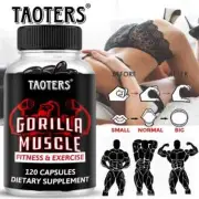 GORILLA MUSCLE - with Horny Goat Weed - Enhance Male Libido, Stamina & Energy