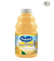 Ocean Spray White Grapefruit Mixer Bottle 32 Fl Oz Pack of 12