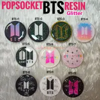 在飛比找蝦皮購物優惠-Popsocket BTS 樹脂閃光高級流行插座 Gript