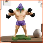 可動人偶 PVC 雕像肌肉男公仔模型玩具發光頭設計肌肉男圖動漫肌肉男 CHUNVN