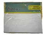 4 Pce Queen Size Sheet Set, 1 Fitted Sheet, 1 Flat Sheet & 2 Pillow Cases, White