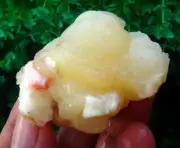 Calcite On Stilbite Matrix Minerals