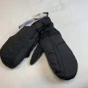 Igloos 3M Waterproof Women’s Black Winter Ski Snow Mittens - S/M
