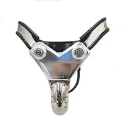 HCUDFN Stainless steel chastity belt chastity cage - double steel wire chastity device, penis cage with penis lock sex toy for men and women(Waist 88~96cm)