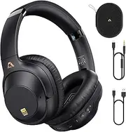 Active Noise Cancelling Headphones, Bluetooth 5.0 Wireless Headphones, LDAC Hi-Res Audio, 90 Hours Playtime, NFC Fast Pairing for Android, Dual Device Connection, Black