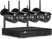 Wireless Camera Security, 8Ch 1080P Wi-Fi Video Surveillance System