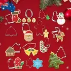 14Pcs 3D Cookie Cutter Winter Holiday Cookie Cutter for Making Muffins Biscuits