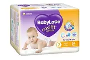 Babylove Cosifit Infant Convenience Nappies 24 Pack x 4