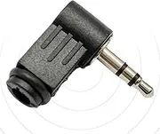Aux Cable Connector | 3.5mm Right Angle Audio Jack | 90° Stereo Headphone Adapter Plug | Extension Converter Connector for Cables, Speakers, Earphones and More – 3 Pole Male Jack Plug